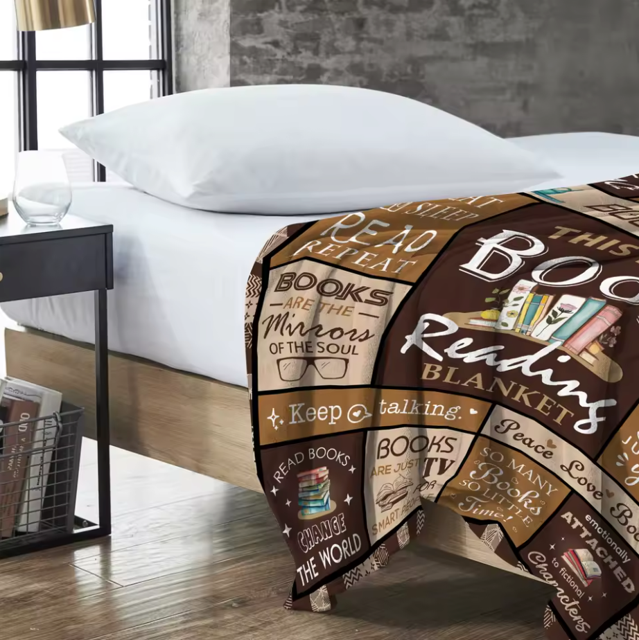 Book Reading Blanket - Koc dla miłośników książek