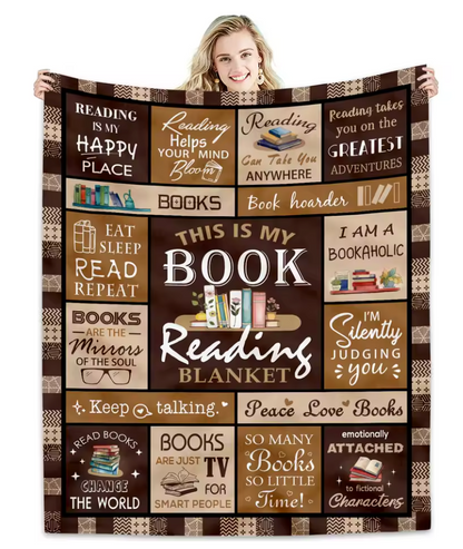 Book Reading Blanket - Koc dla miłośników książek