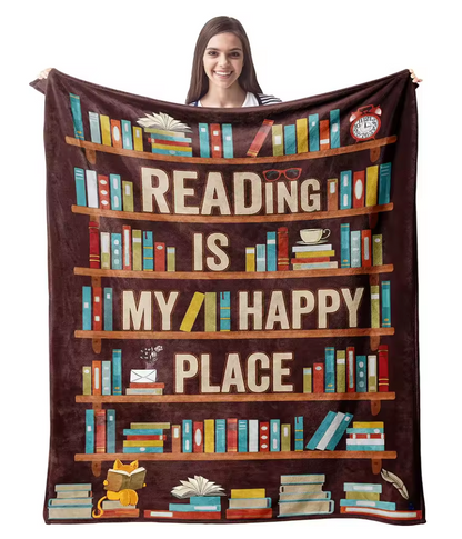 Reading Is My Happy Place - Koc dla miłośników książek