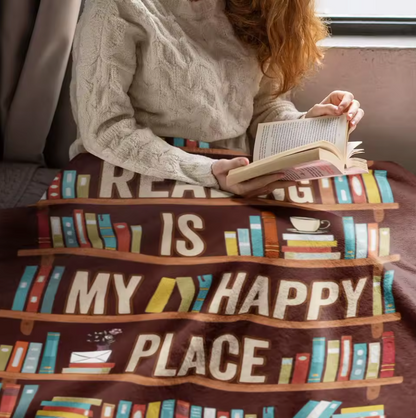 Reading Is My Happy Place - Koc dla miłośników książek