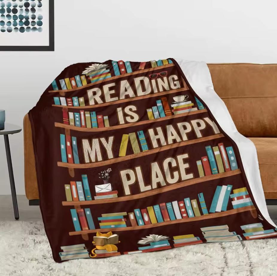 Reading Is My Happy Place - Koc dla miłośników książek