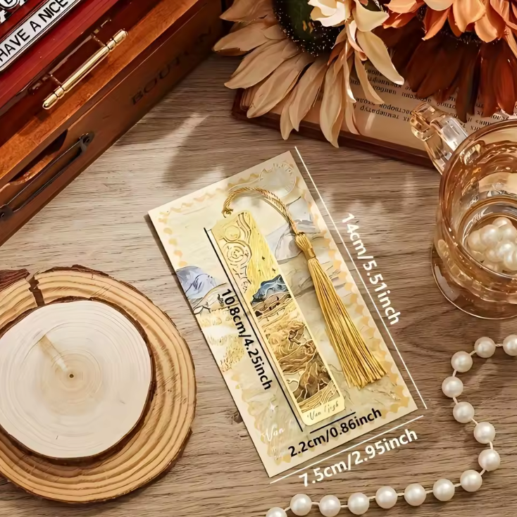 Metal Vintage Bookmark - Metalowa zakładka do książek