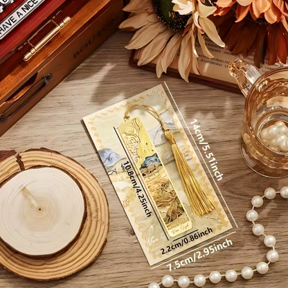 Metal Vintage Bookmark - Metalowa zakładka do książek