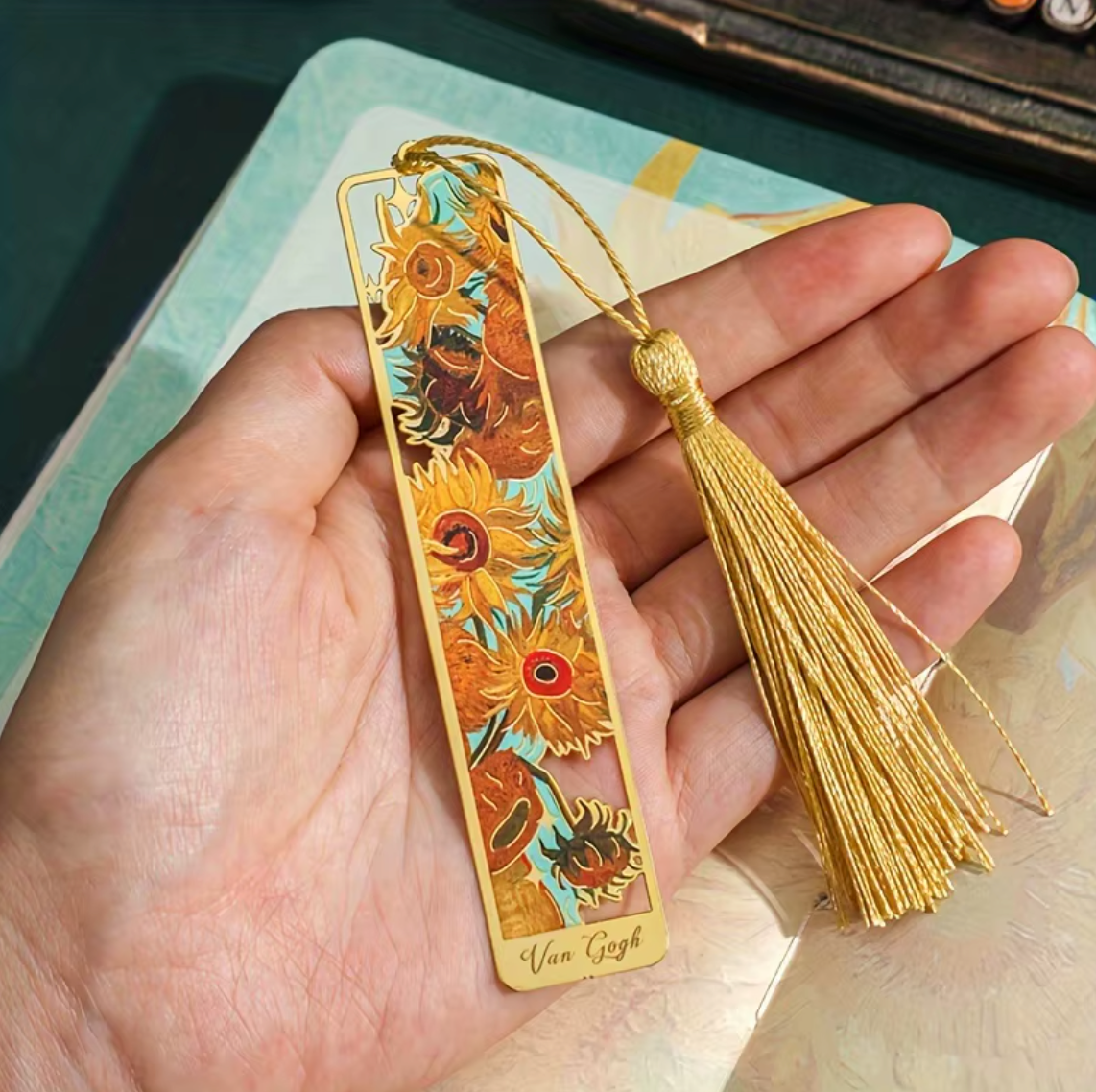 Metal Vintage Bookmark - Metalowa zakładka do książek